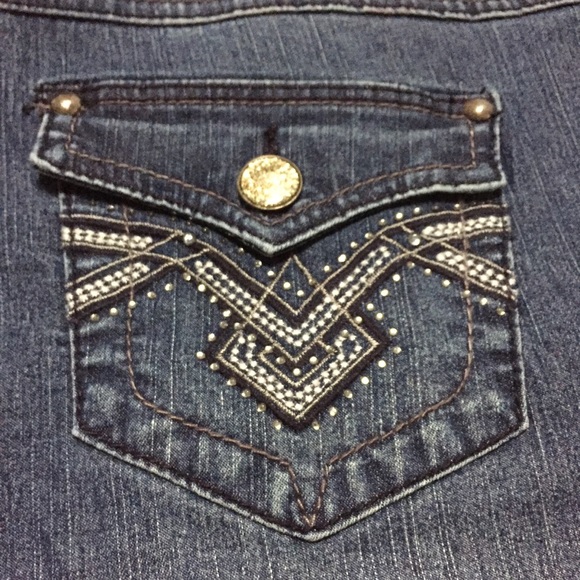 Roz & Ali Blue Jeans Women’s 8 - Picture 3 of 8